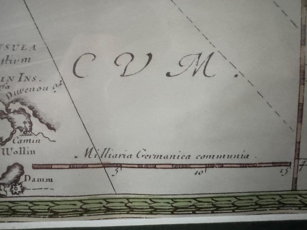 Stare dokumenty(mapa żeglarska) 1660r