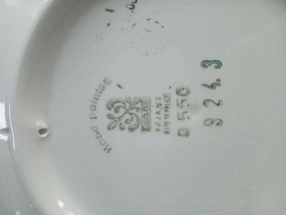 Talerz dekoracyjny fajans Włocławek PRL