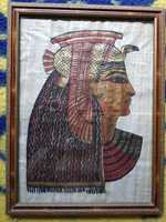 Papirus faraon oryginalny  w ramce z Libii