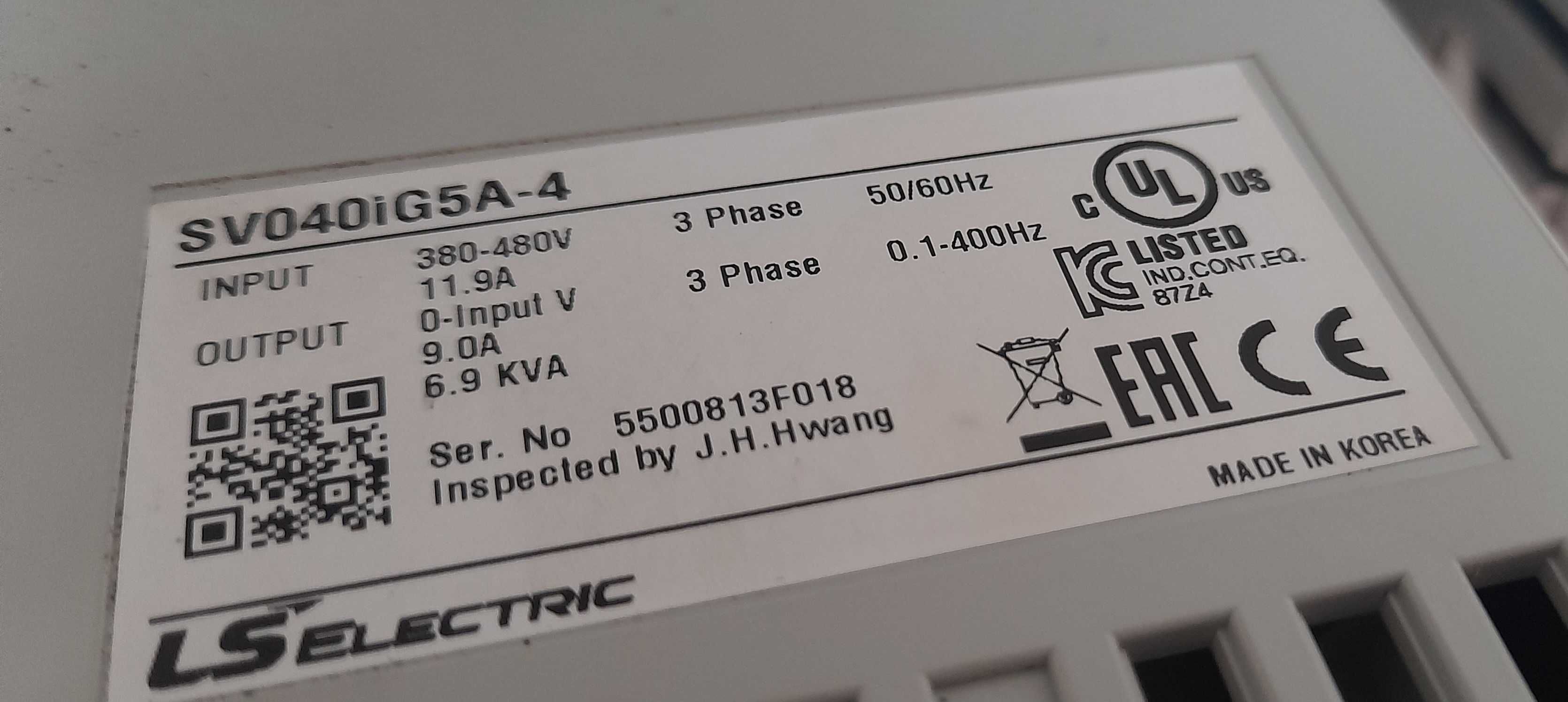 Falownik 4 kw Ls lg IG5A pompa nawadnianie podlewanie hydrofor