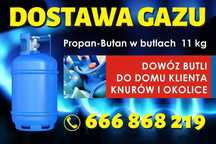 Dostawa Butli Propan Butan 11kg Kuchnia ,do wózka itp Knurów Okolice