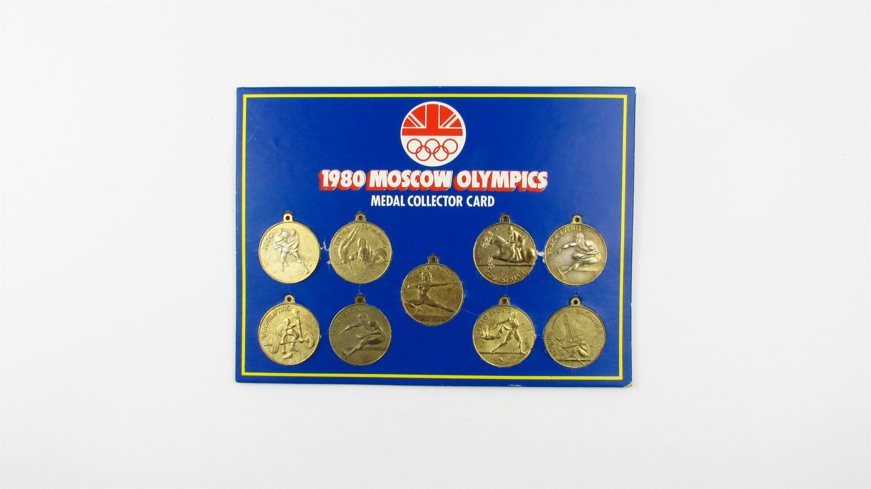 OLIMPIADA 1980 Moscow Olympics Medal Zestaw medali olimpijskich