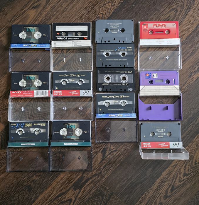 Аудиокассеты аудіокасети 15 шт. Sony Maxwell TDK