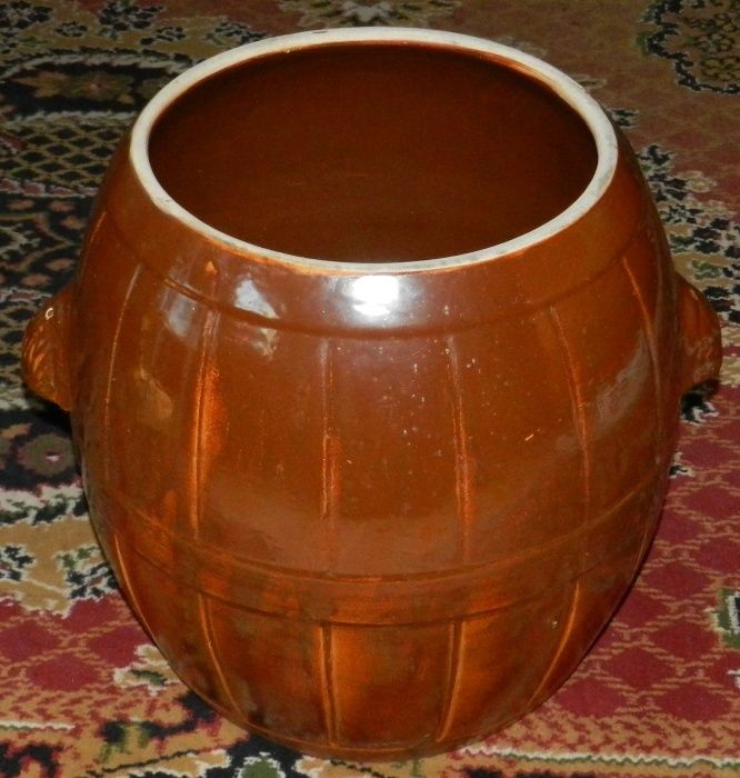 Beczka kamionka do kiszenia kapusty 40 litrów, duża ceramiczna Bochnia