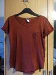 Bordowyy t-shirt
