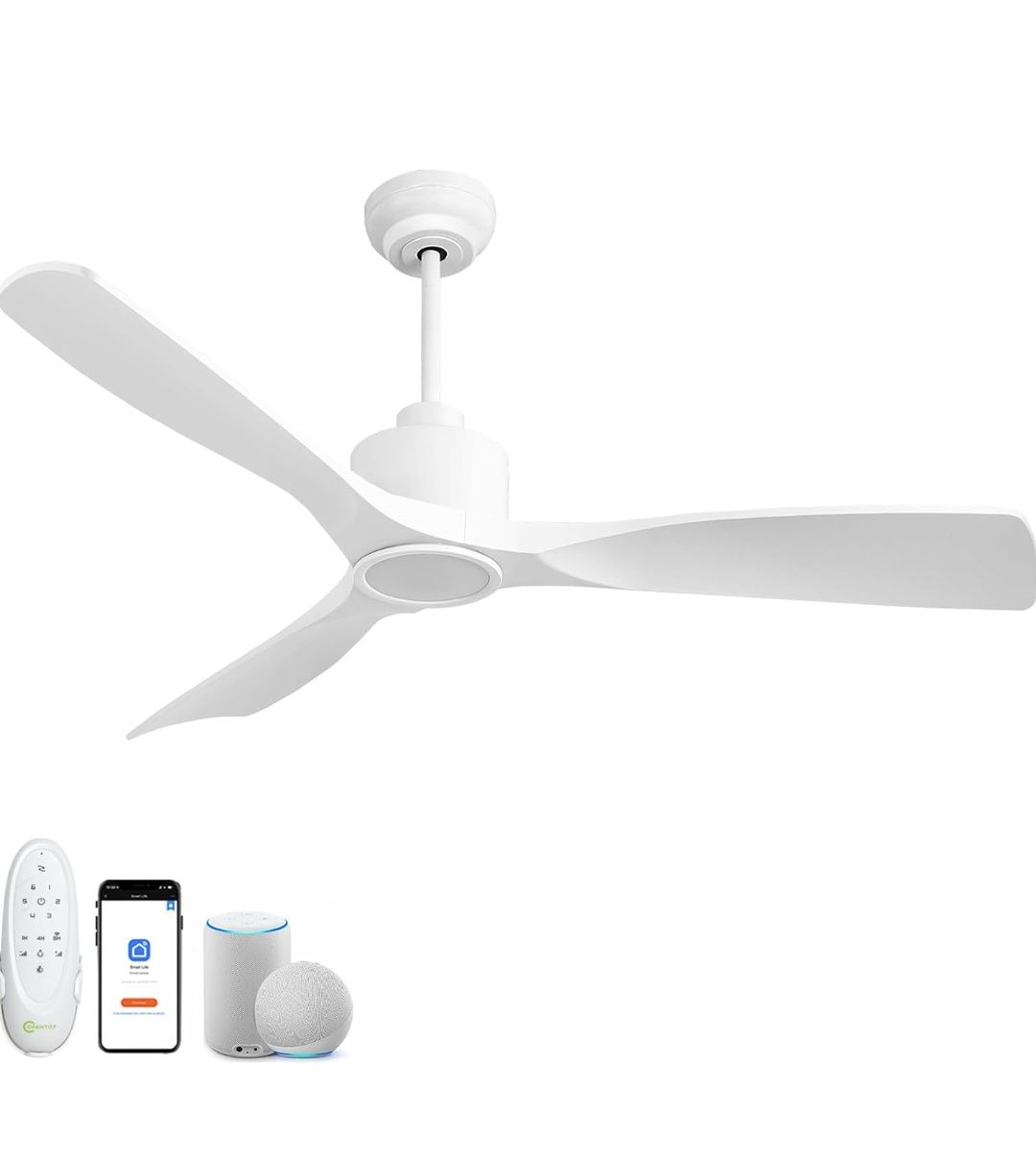 Wentylator sufitowy OFANTOP 132cm z oświetleniem LED i pilotem