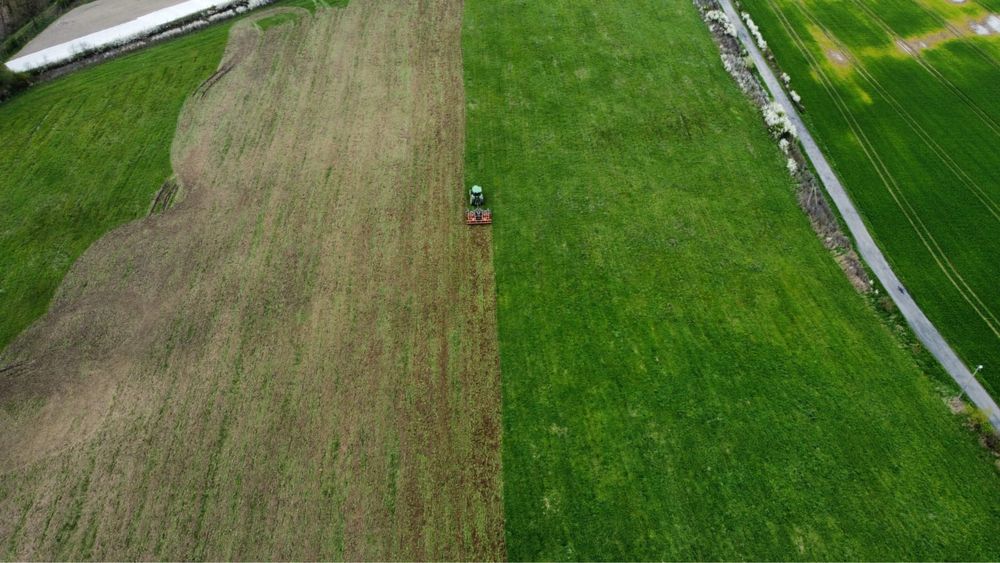 Siew MZURI Strip-till ładowarka oprysk prasowanie talerzowanie itp