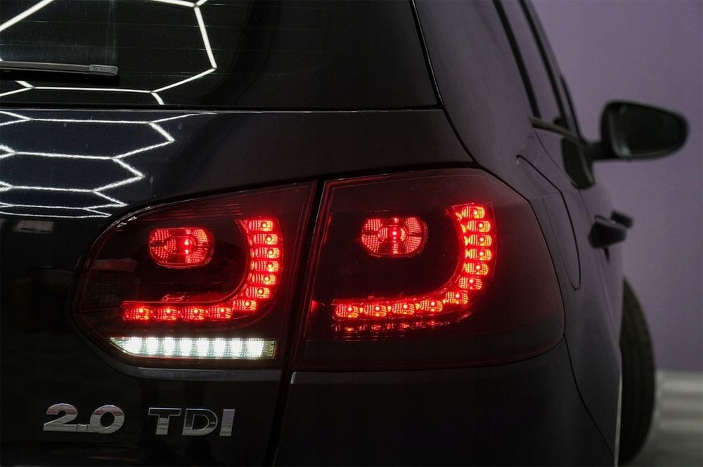 Lampy tylne tył VW GOLF 6 VI R32 36 FULL LED Dynamik czerwono dymiony