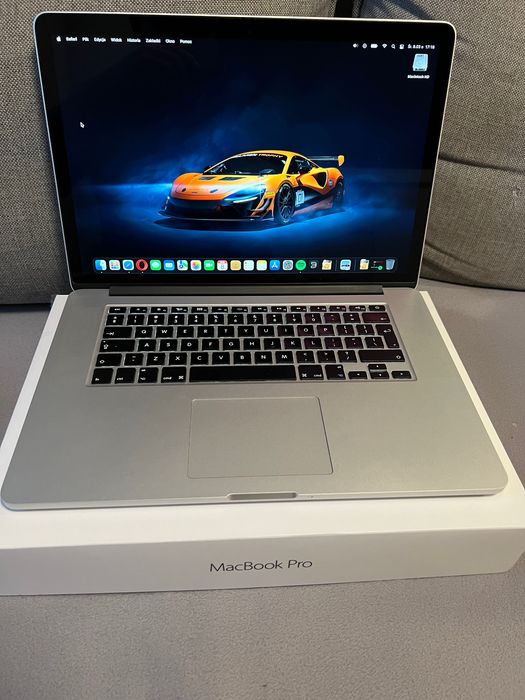 MacBook Pro 15 Mid 2015 i7 16ram 256 dysk ssd