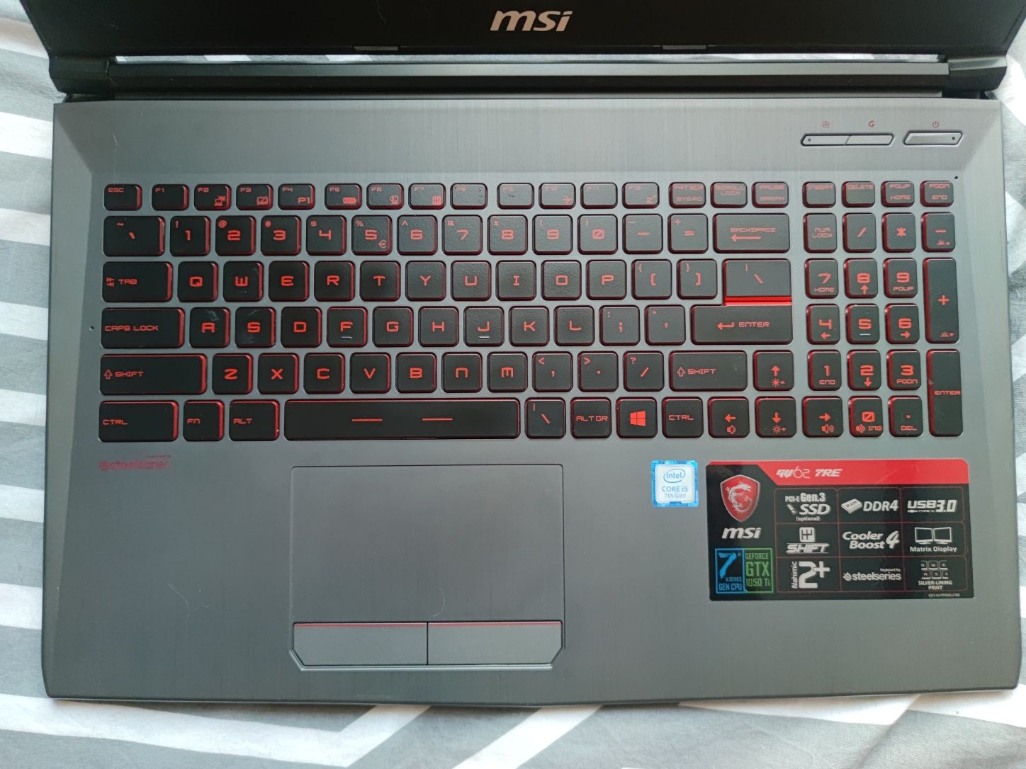 Laptop Gamingowy MSI Gv62