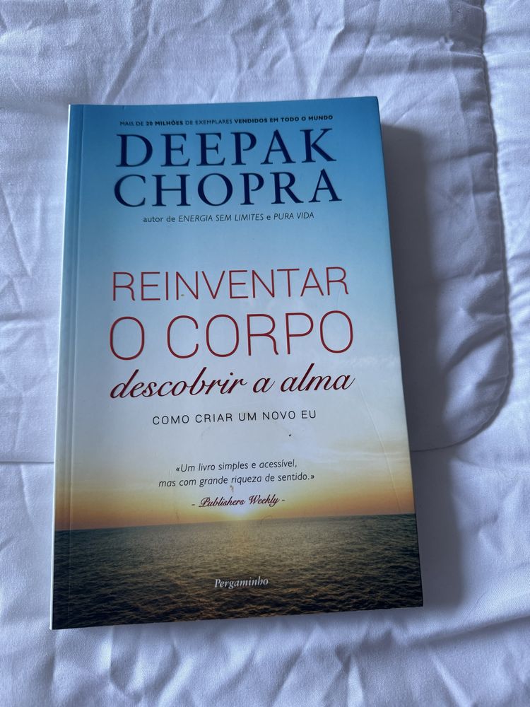 Livro Deepak Chopra - Reiventar o corpo