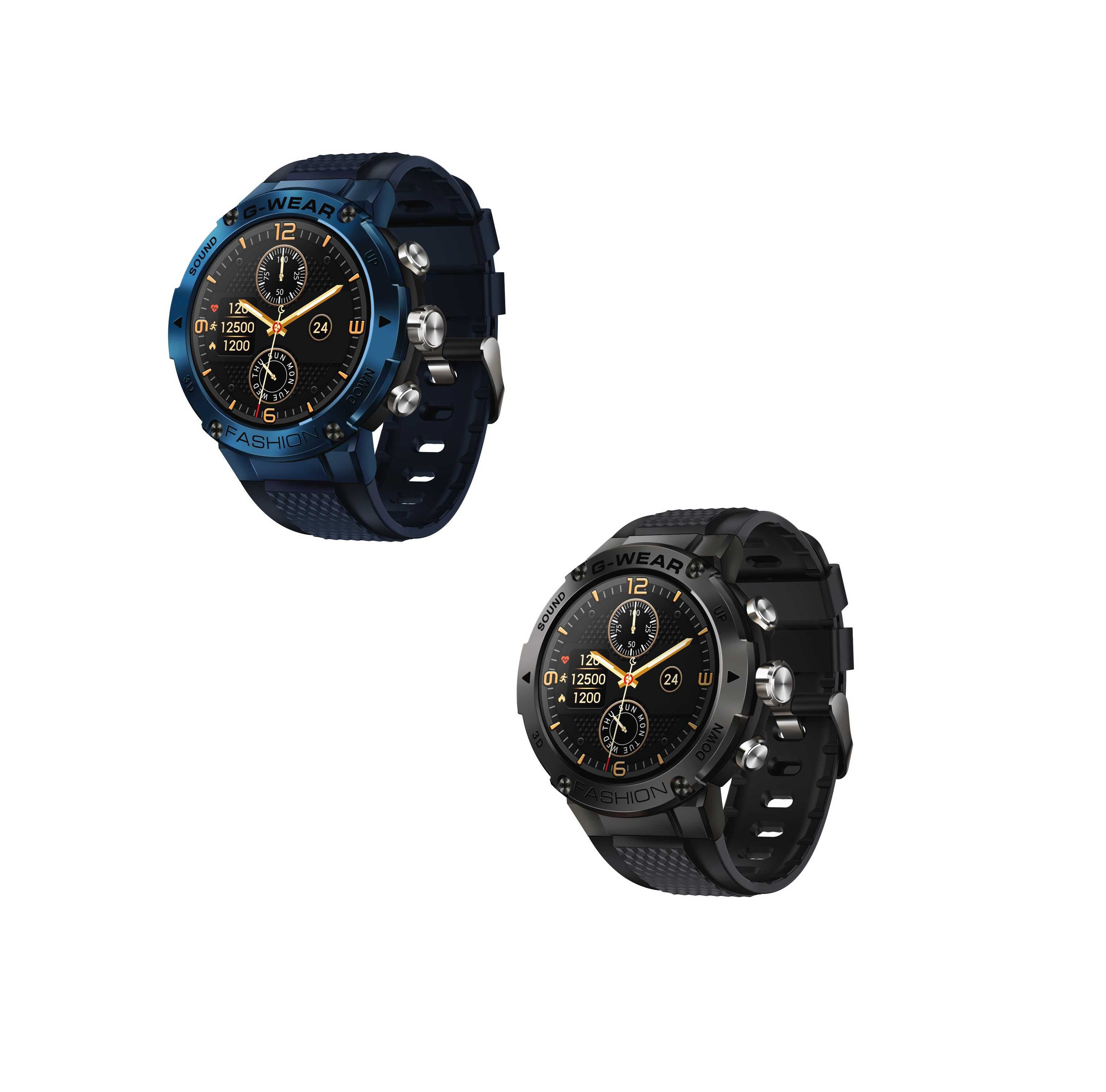 Nowy Smartwatch GlacierX Ceres Black / Blue / RATY