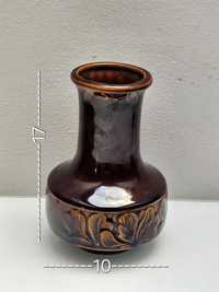 Wazon brązowy ceramiczny