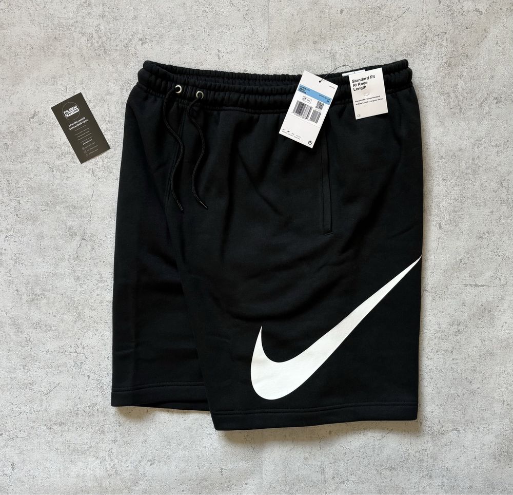 ОРИГІНАЛ! Шорти Nike big swoosh чорні | L XL