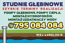 Studnie Głębinowe Studnia Szybko Tanio Lublin Piaski w 1 Dzień