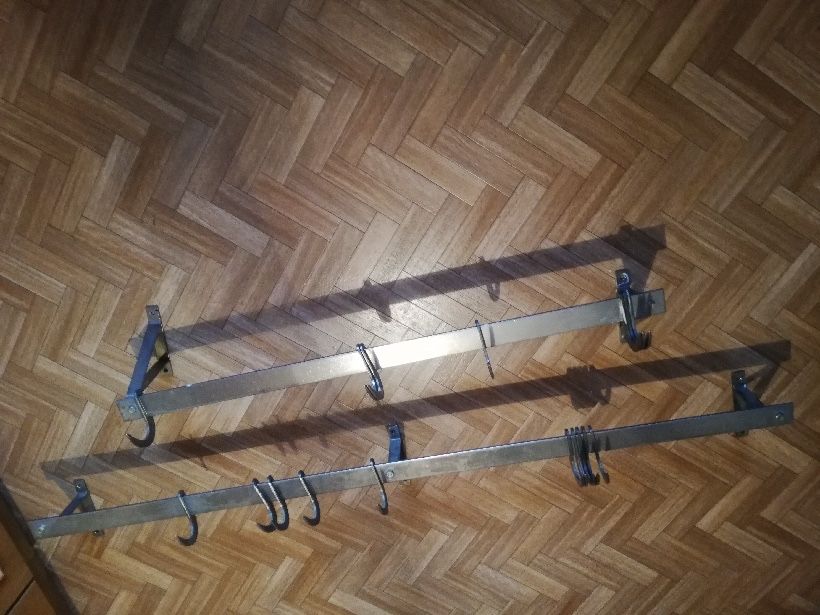 Wieszaki na mięso wędliny szyny z hakami 150 i 100cm