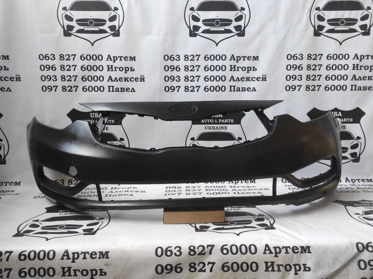 Передний бампер Kia Forte Киа 2013 2014 2015 2016 телевизор