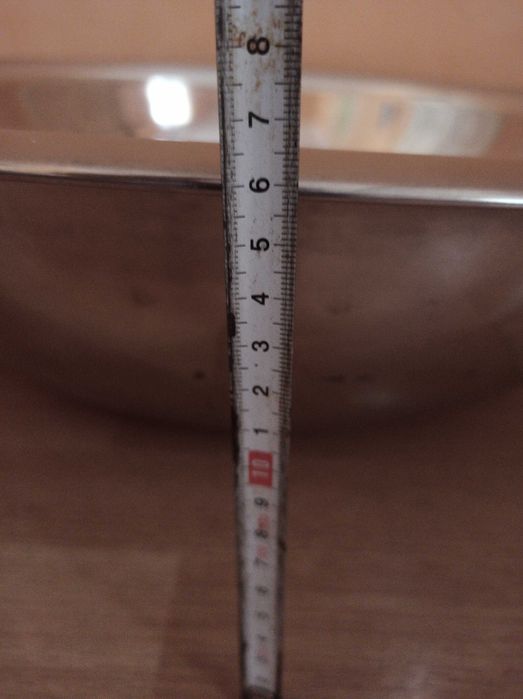 Тазик-миска нержавейка диаметр 60 см.