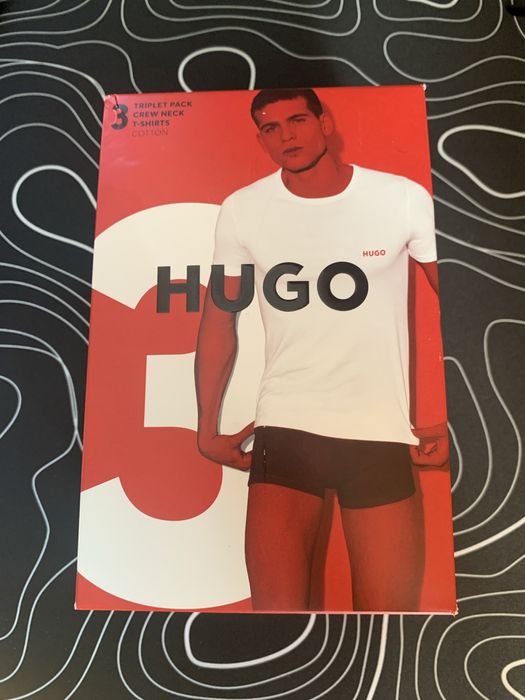 Оригінал Hugo 3-pack crew neck t-shirt футболки