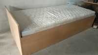 Łóżko rama z materacem 200 cm x 90cm tapczan