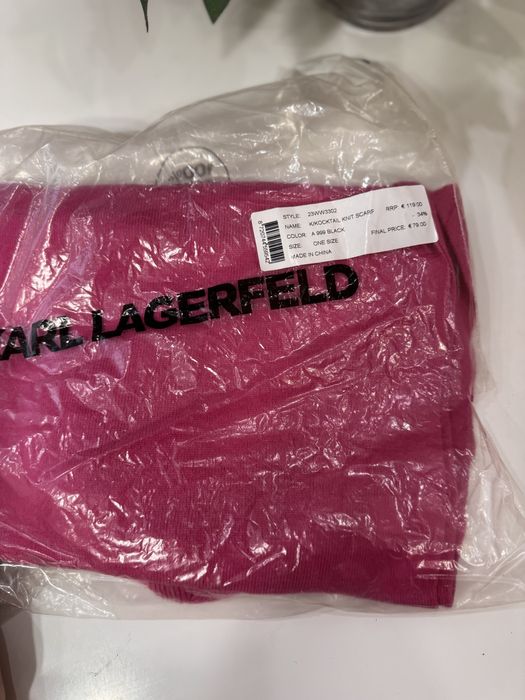 Брендовий комплект шапка та шарф Karl Lagerfeld,новий