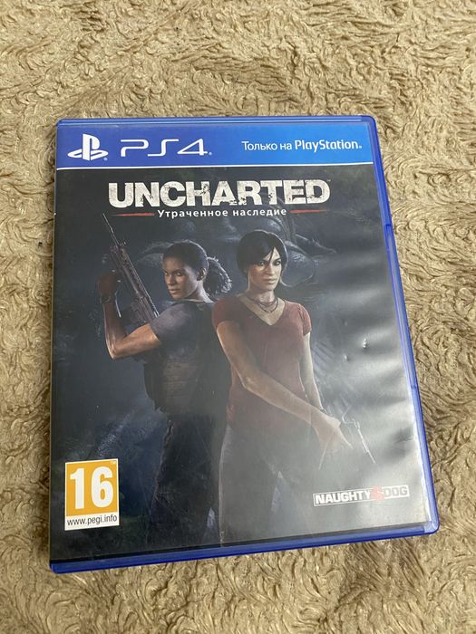 Диск PS4: Uncharted: The Lost Legacy, російська версія