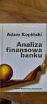 książka Analiza finansowa banku Adam Kopiński, PWE, rok wydania 2008