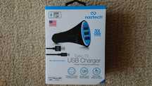 Ładowarka Naztech Turbo T3 USB Car Charger kabel Micro USB 7.2A/36W