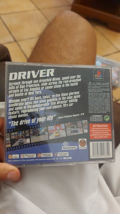 Driver Jogo Playstation 1