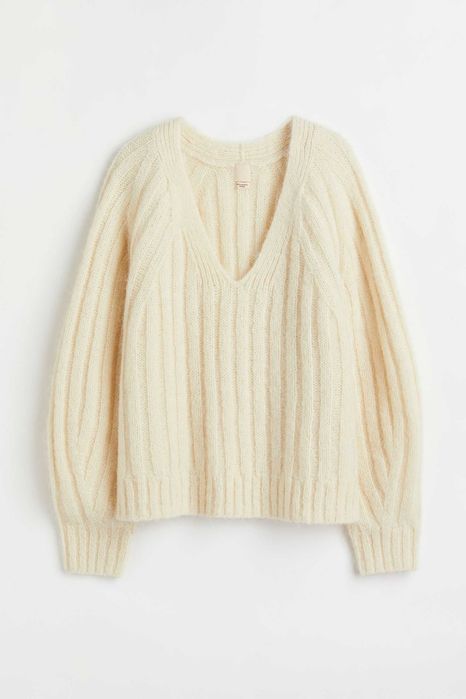 Светр альпака H&M Premium alpaca S