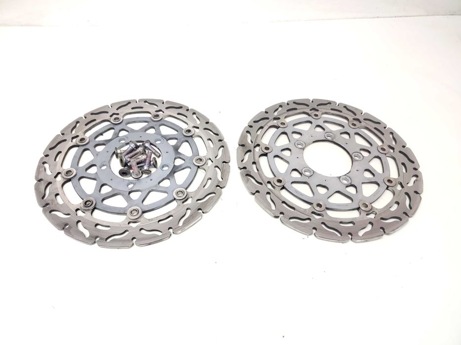 KAWASAKI ZX-6R ZX6R 636 Tarcza Tarcze Hamulcowe Przód Jak Nowe 05-06
