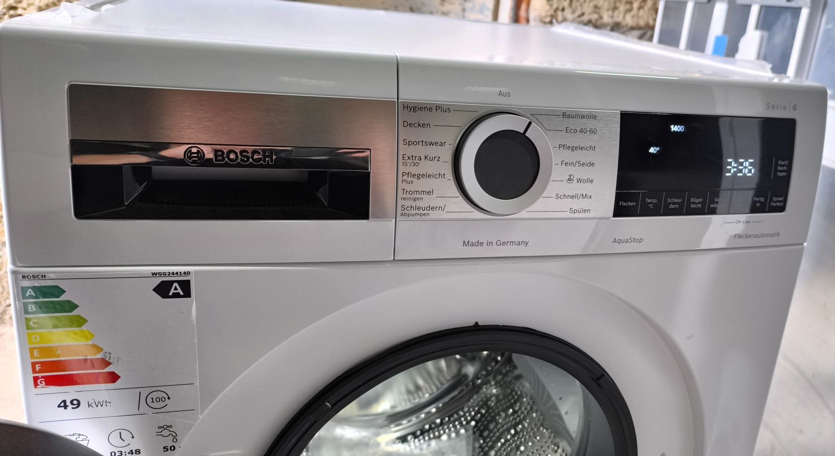 Пральна машина (Нова) Bosch WGG244140 Series 6