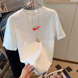 Футболка Найк Nike с лого белая мужская