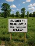 Łódź - Łagiewniki - Działka z pozwoleniem na budowę