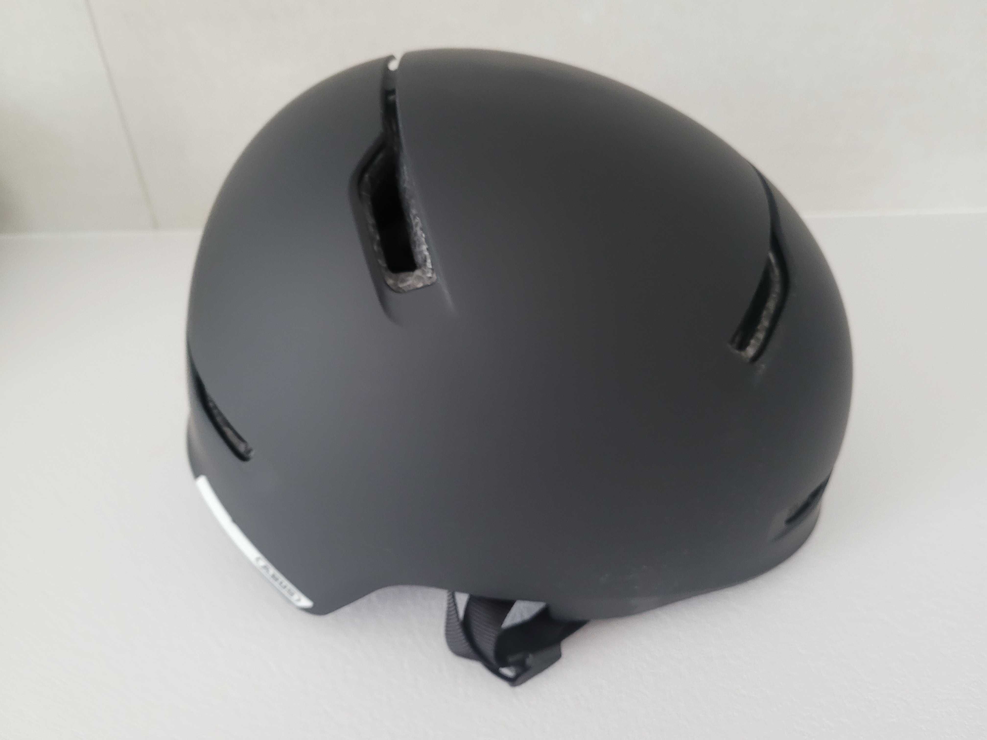 Kask rowerowy, hulajnogę ABUS Scraper 3.0 Czarny mat rozmiar m 54-58cm