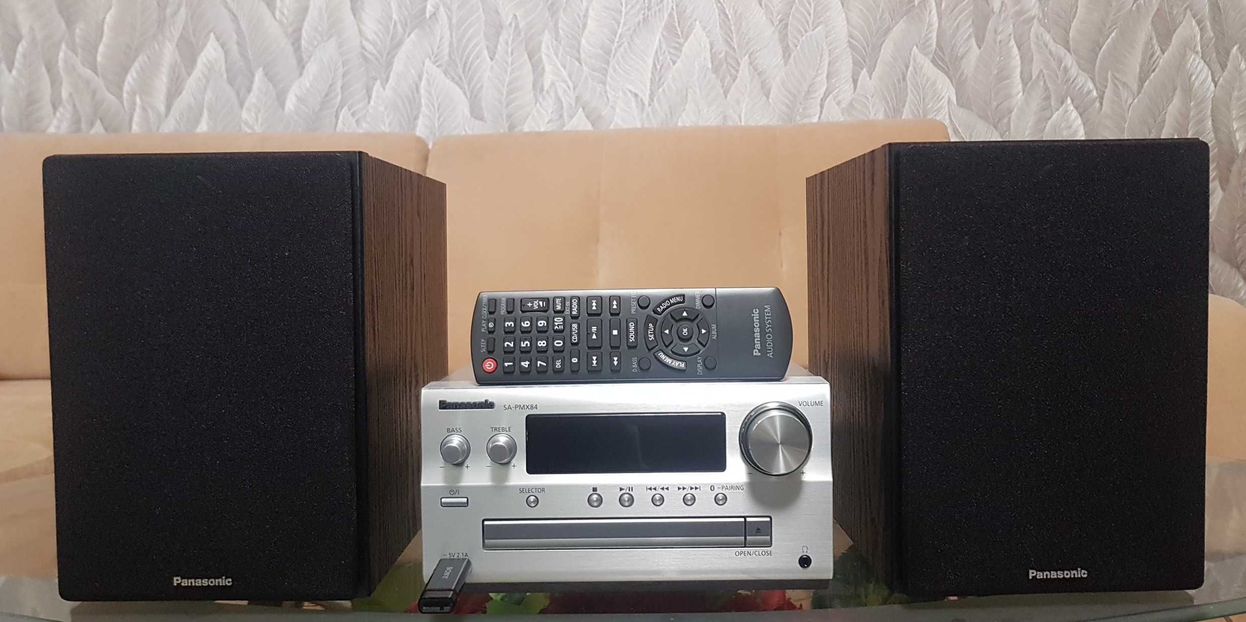 Музыкальный центр Panasonic SA-PMX84 /BT,FLAC,DAB/ made in Malaysia