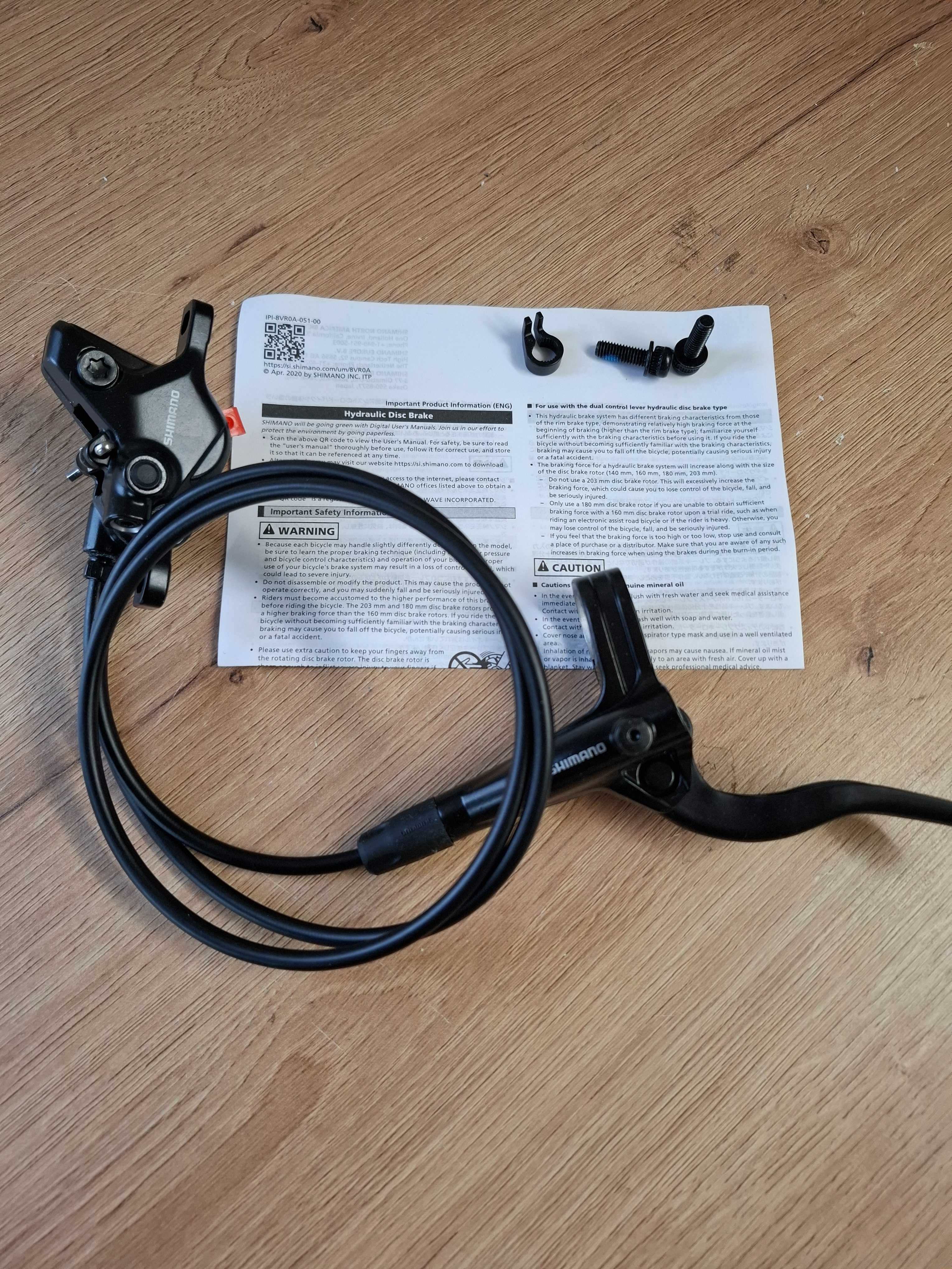 Nowy Hamulec Tarczowy Hydrauliczny Shimano BL-MT401 BR-MT410 Przedni