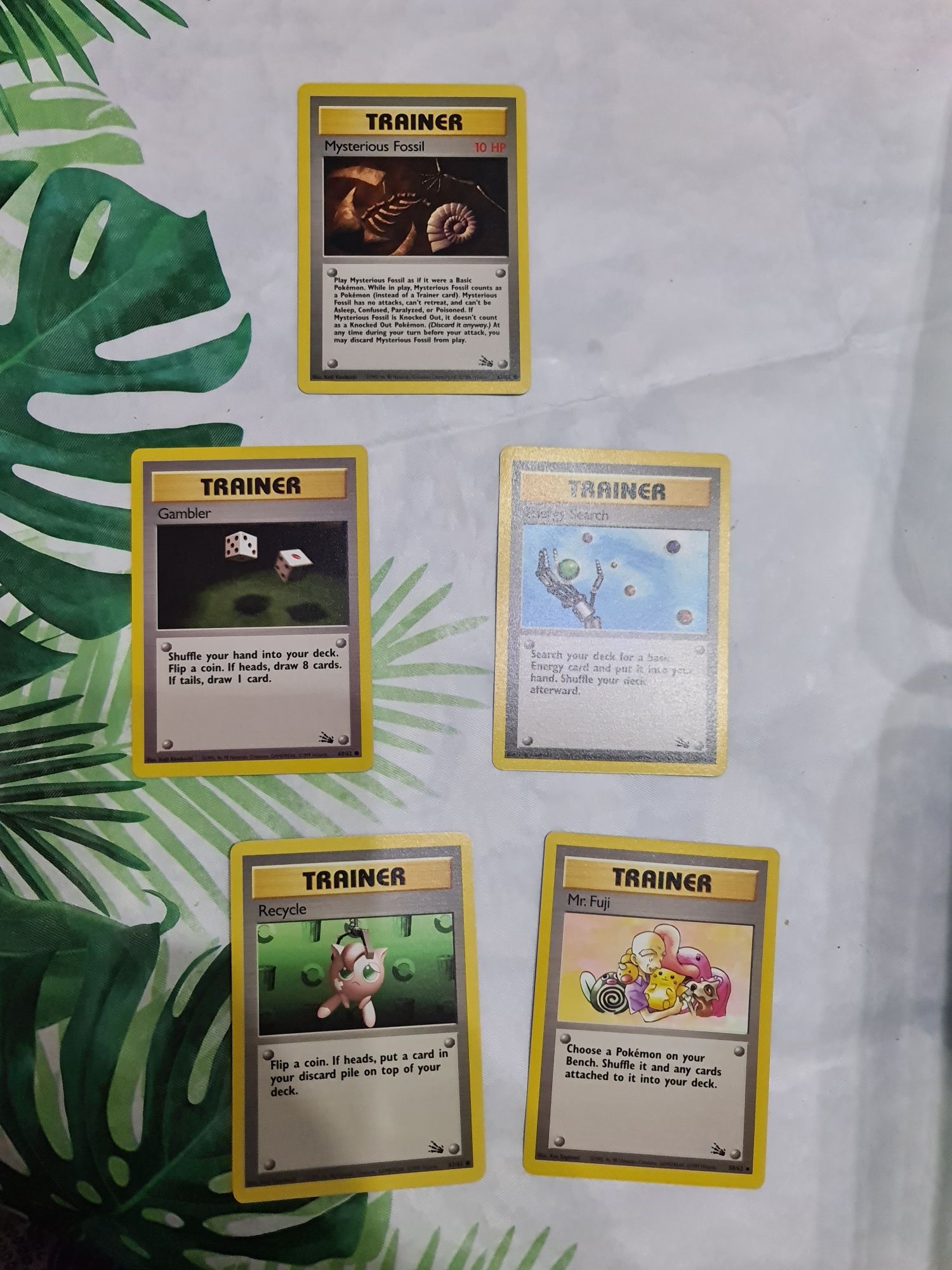 Pokemon Cartas Fossil Unlimited Comuns Incomuns Inglês (M/NM)
