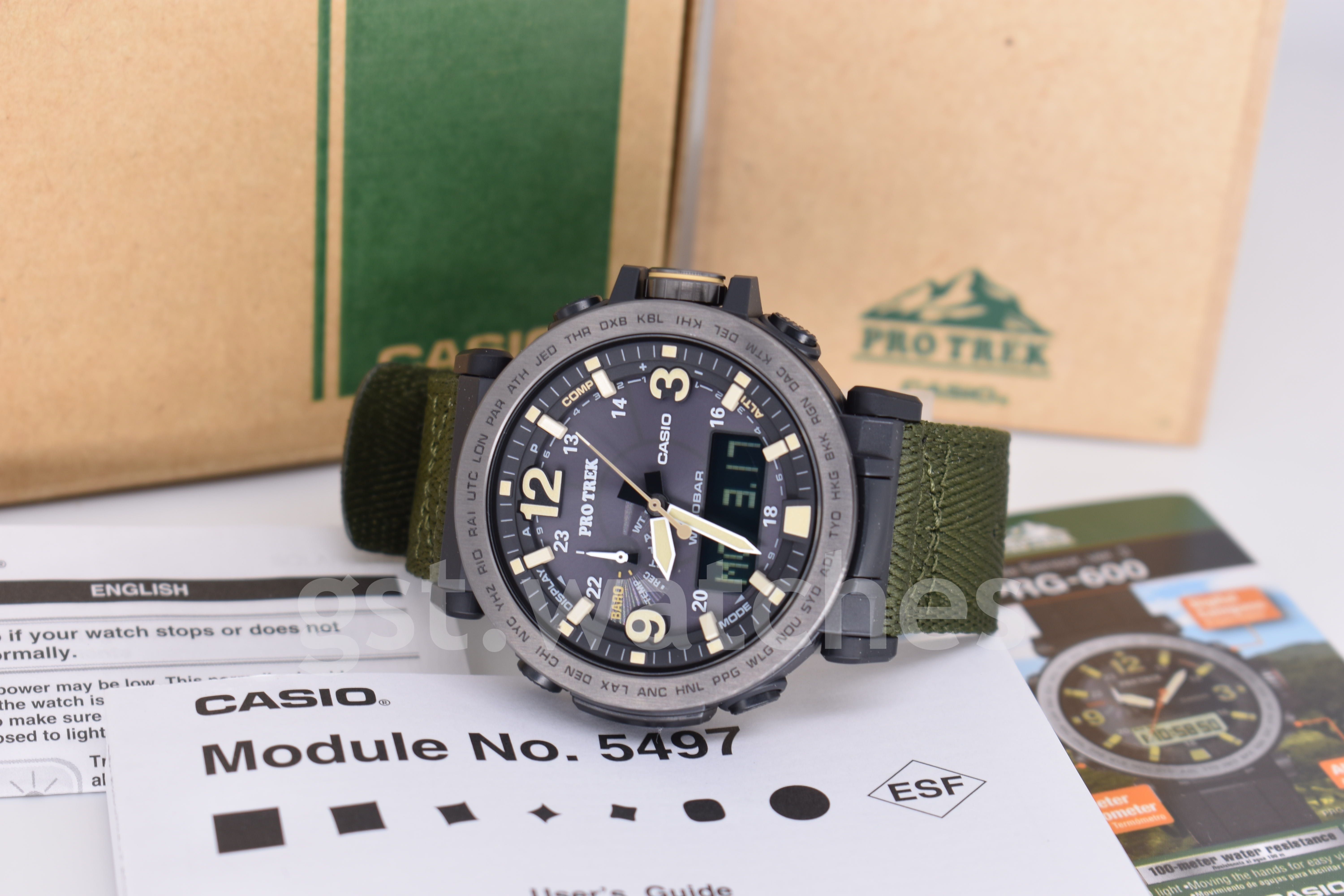 Casio Pro-Trek PRG-600YB-3E NEW ORIGINAL | Solar | Triple-Sensor