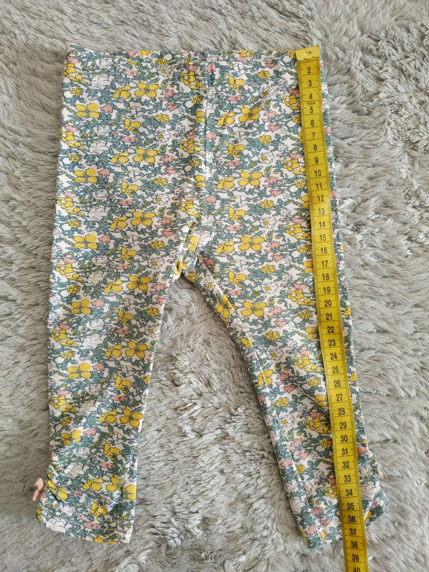 Legginsy dla dziewczynki/kwiatki/Coccodrillo/r.74