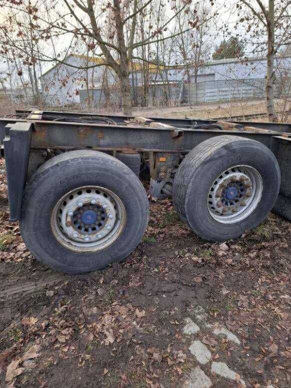 Oś SAF kompletna/traczowe hamulce