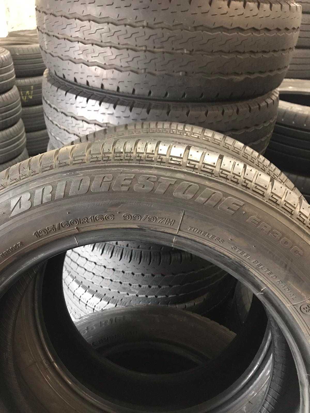 Шини 195/60 R16C Bridgestone ER30C резина б/в літня СКЛАД