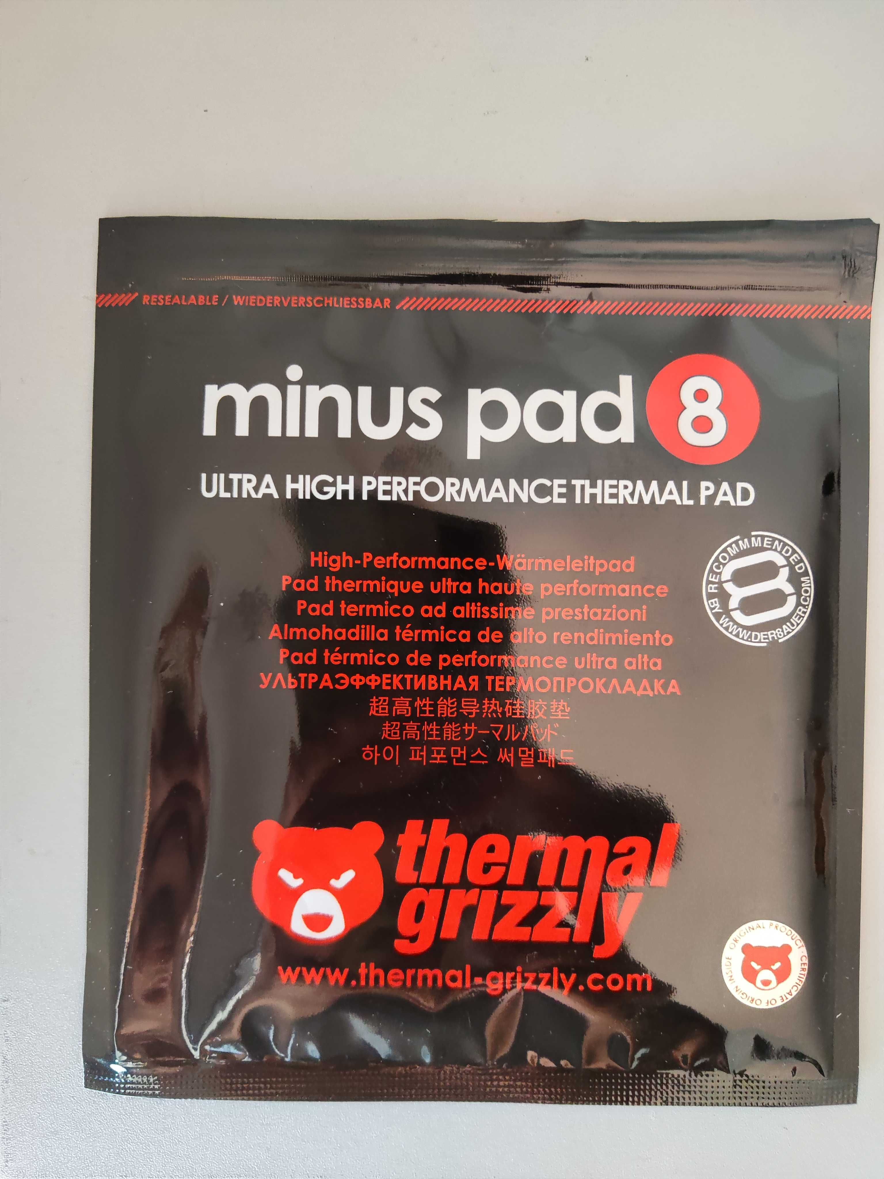 Thermal Grizzly Minus 8 Thermal Pad / Almofada Térmica
