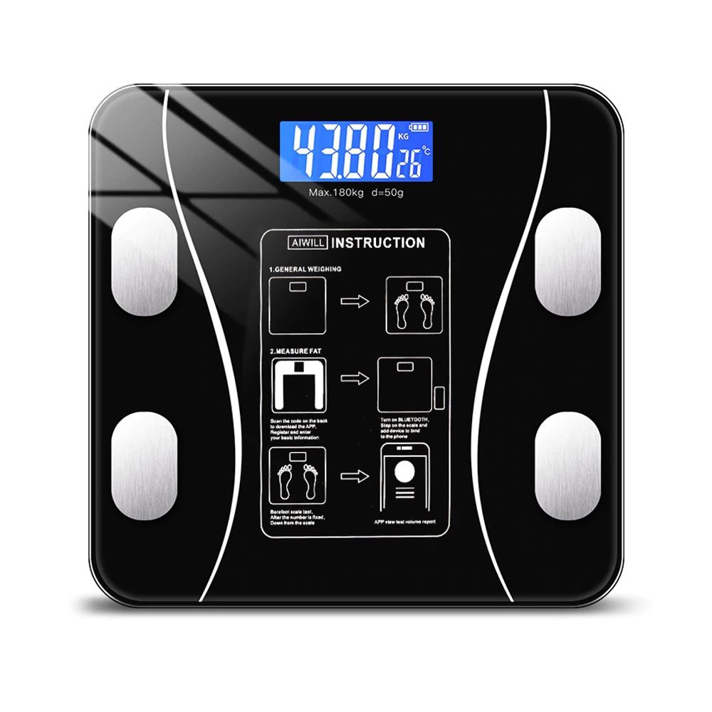Напольные умные фитнес весы Bluetooth до 180 кг