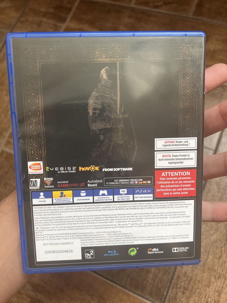 Dark Souls Remastered Playsation4/5