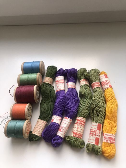 Нитки и мулине СССР одним лотом