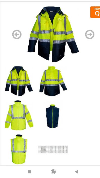 Kurtka robocza  Wizwell rozmiar L