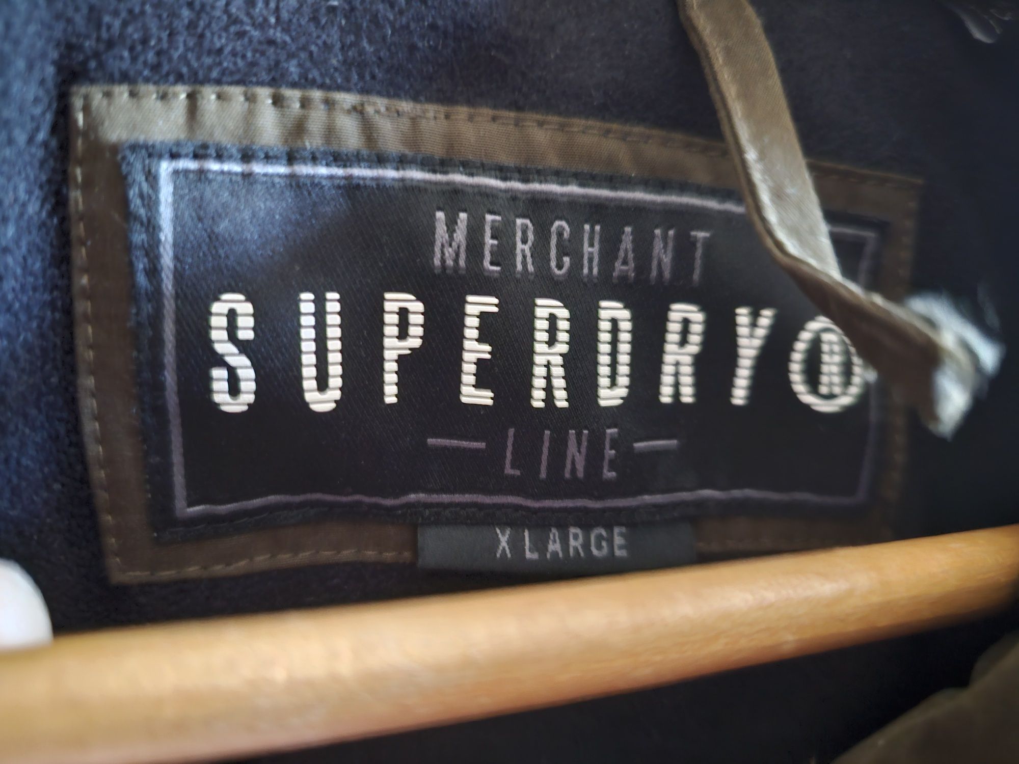 Kurtka przeciwdeszczowa Merchant superdry stan idealny xl