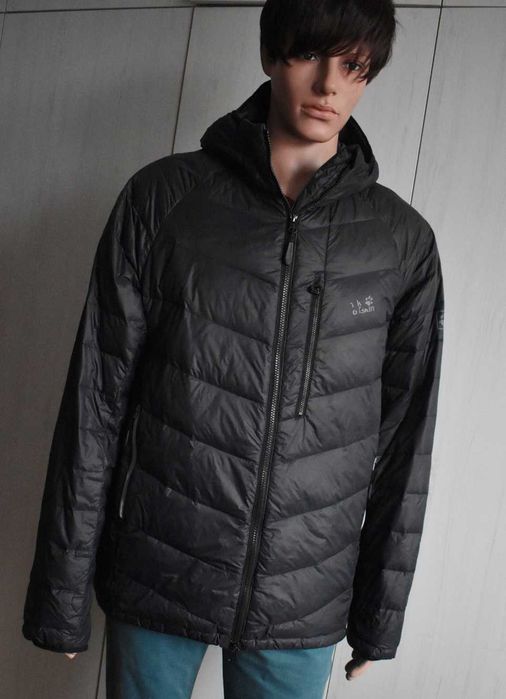 Kurtka zimowa XL puchowa pikowana z kapturem ciepła Jack Wolfskin