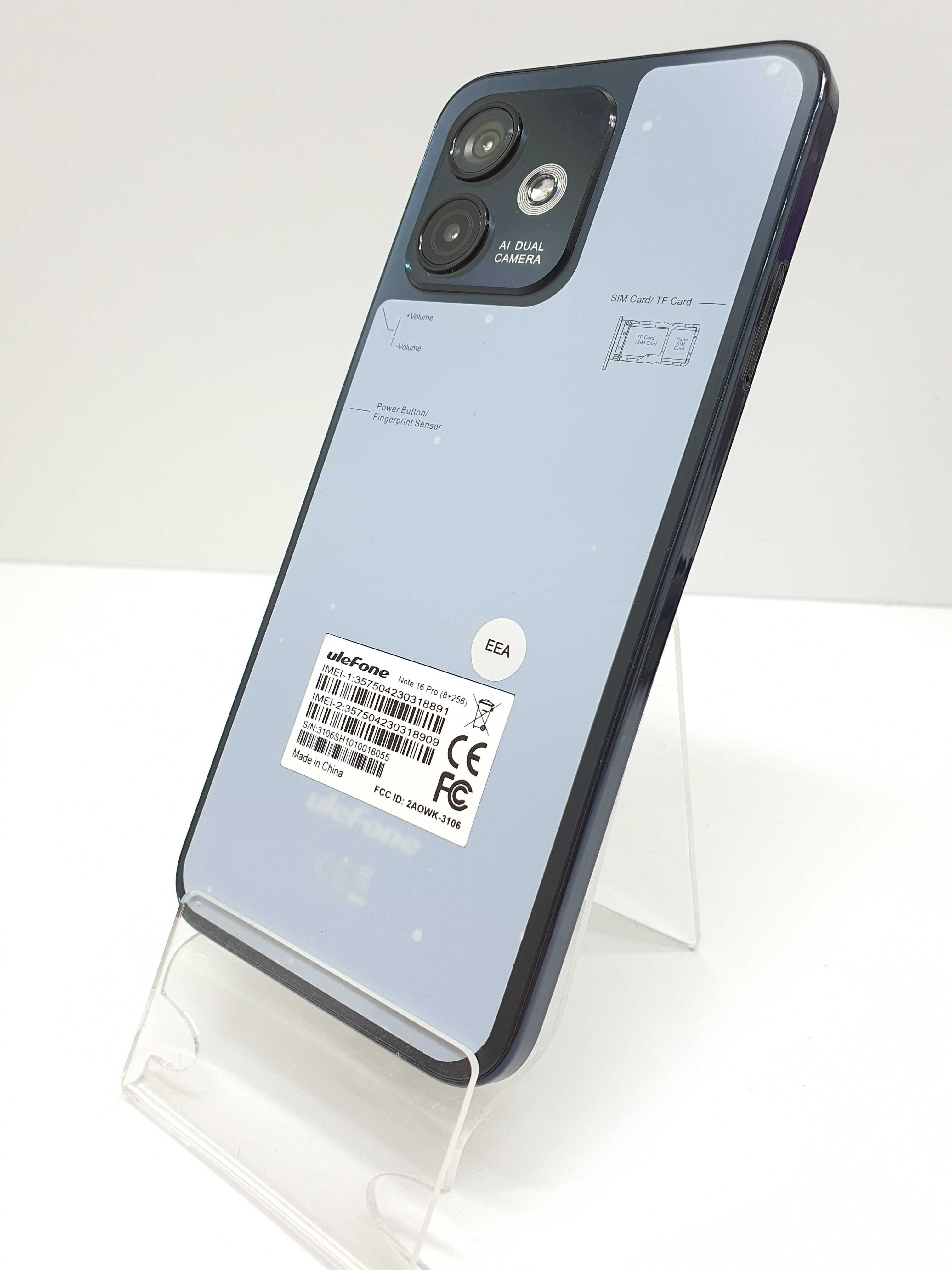 Smartfon Ulefone Note 16 Pro 8GB/256GB Czarny